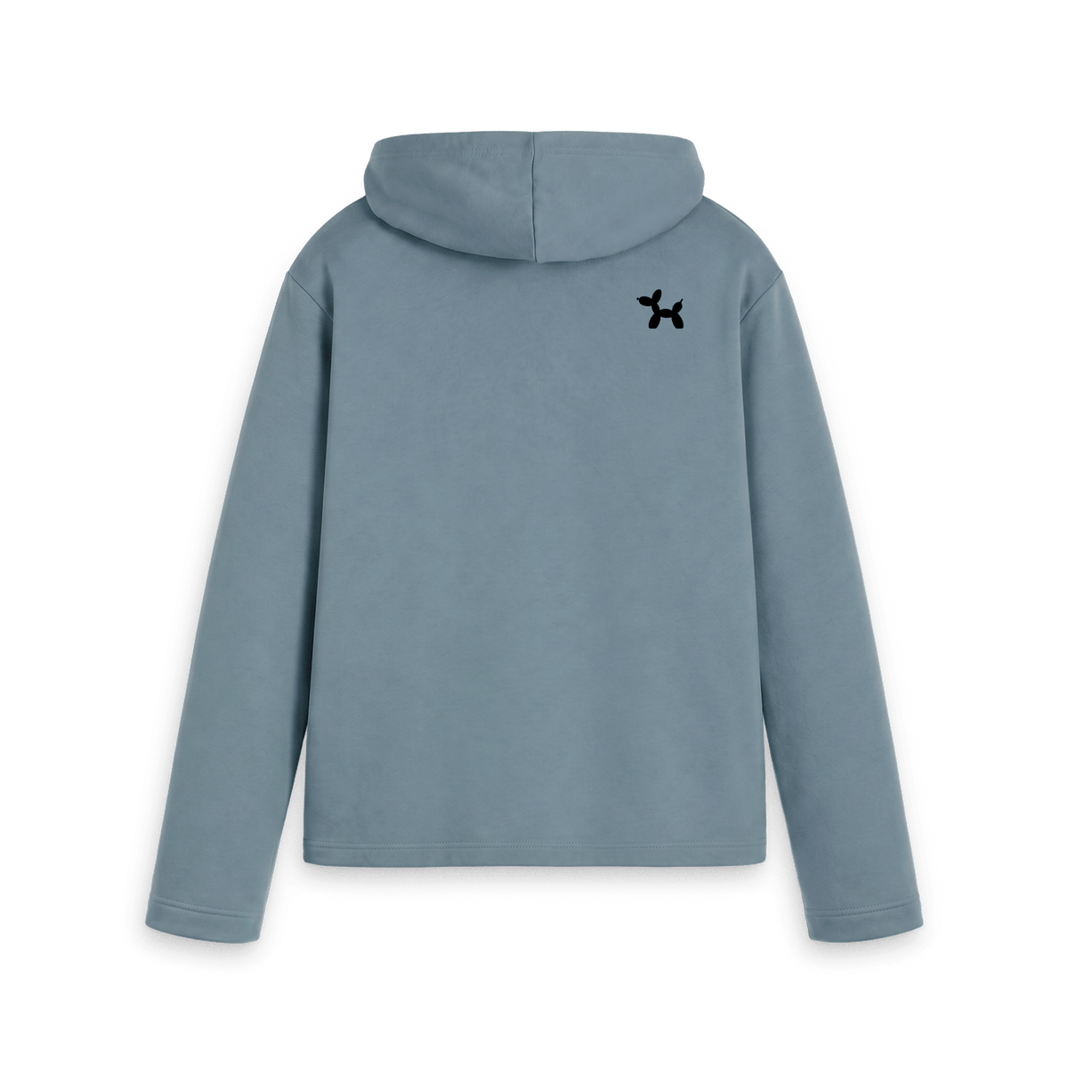 Stone Blue Printed Hoody Back