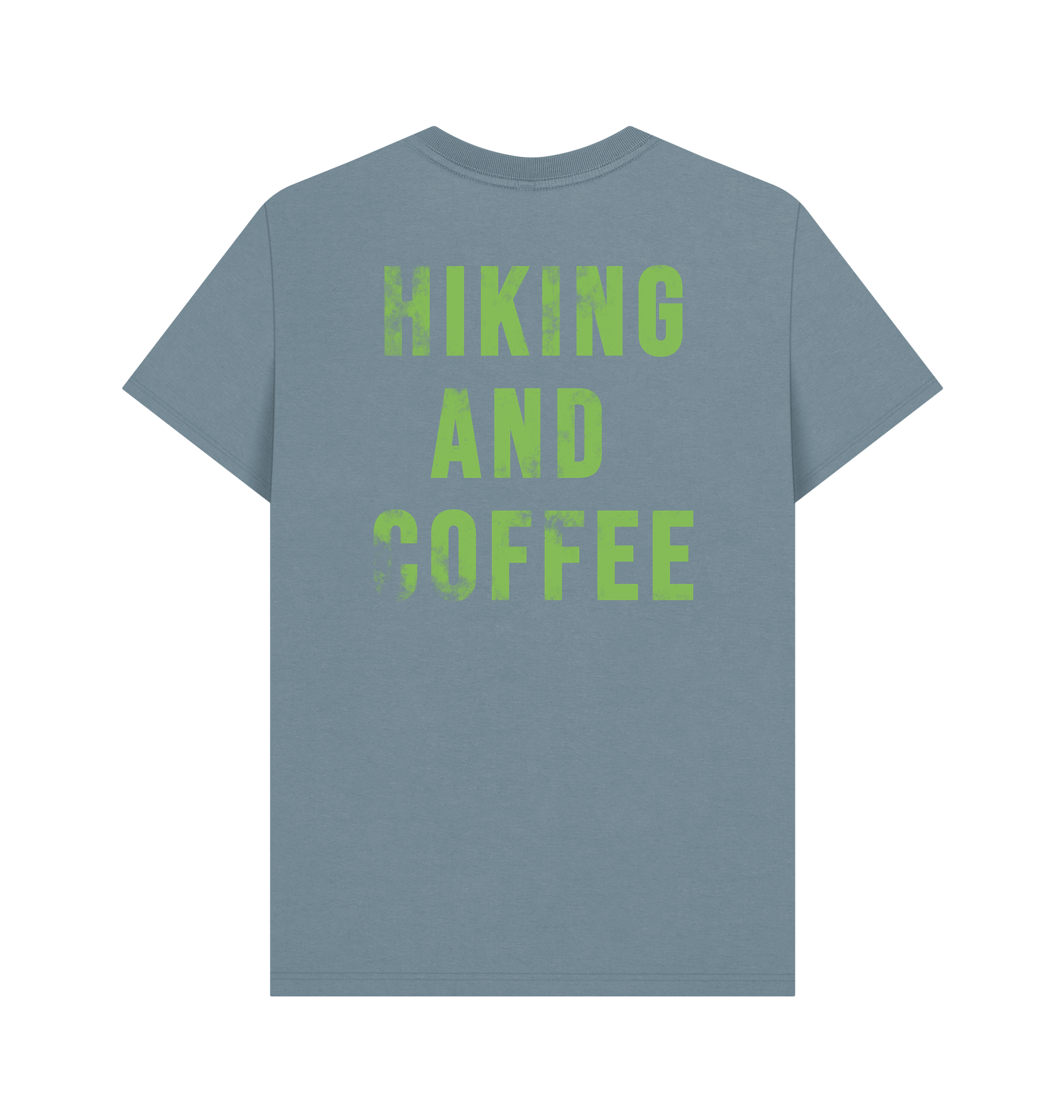 Stone Blue Printed T-shirt Back