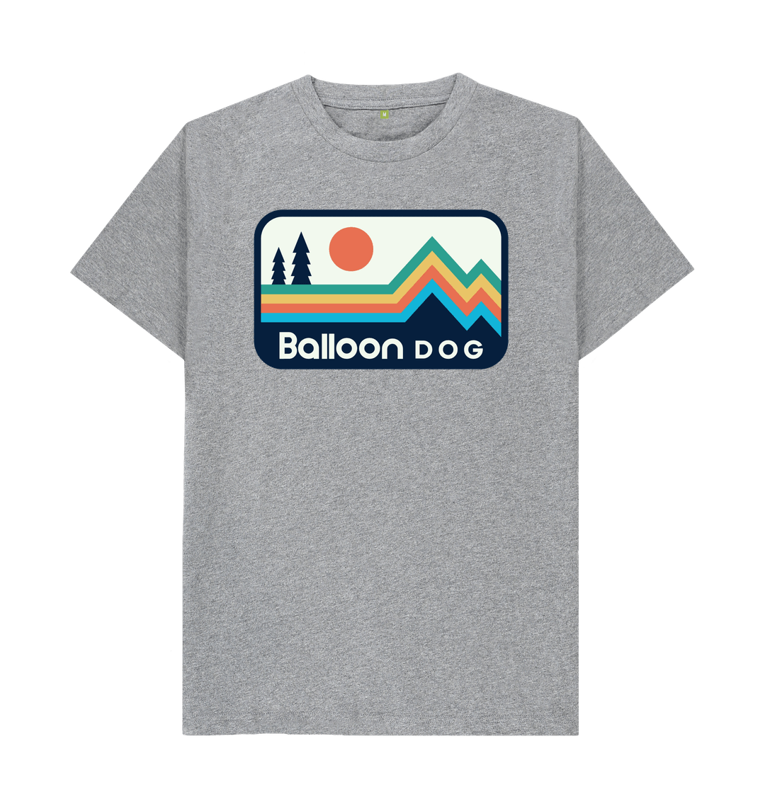 Athletic Grey Retro Peaks T-shirt