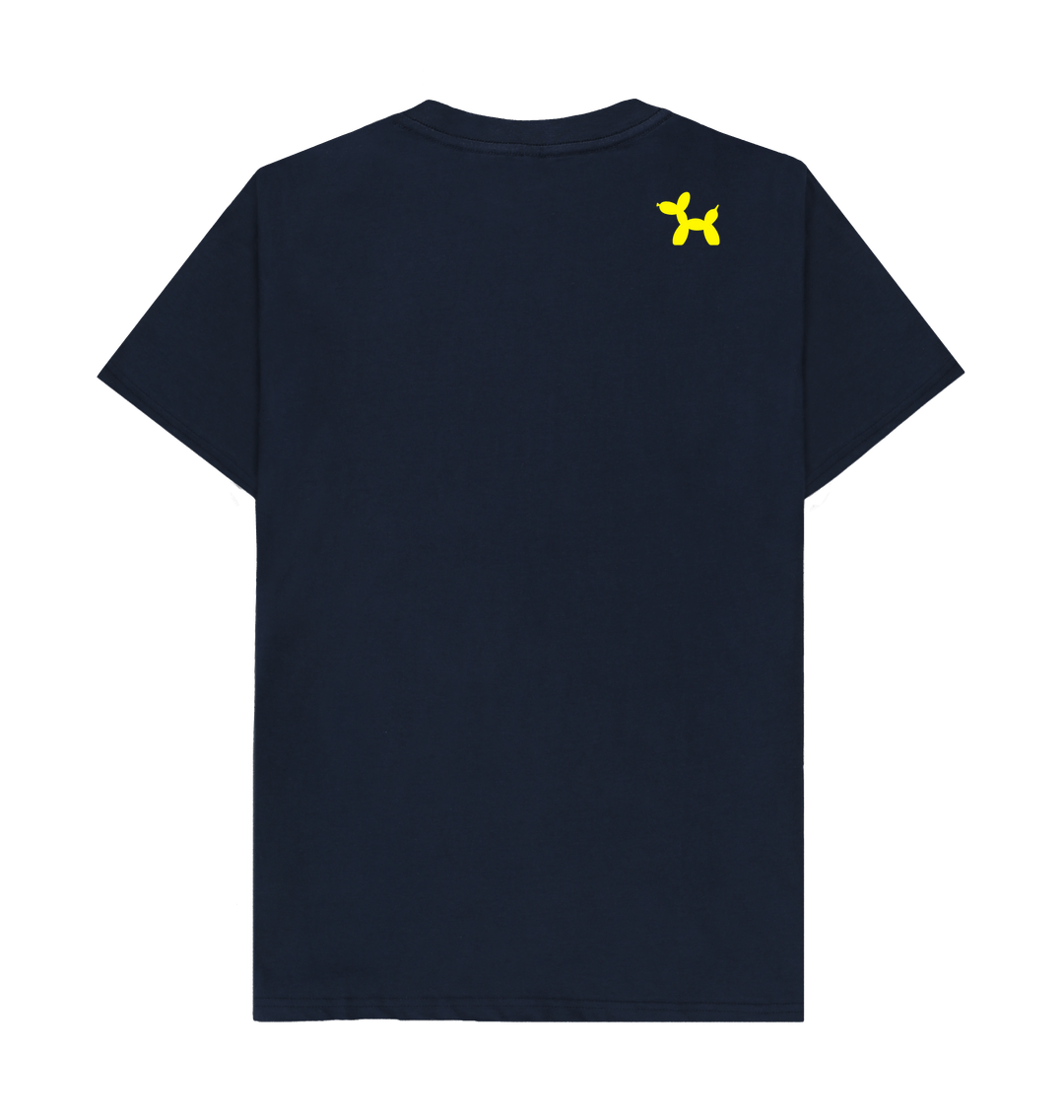 Simply Coloured With Back Print In Yellow