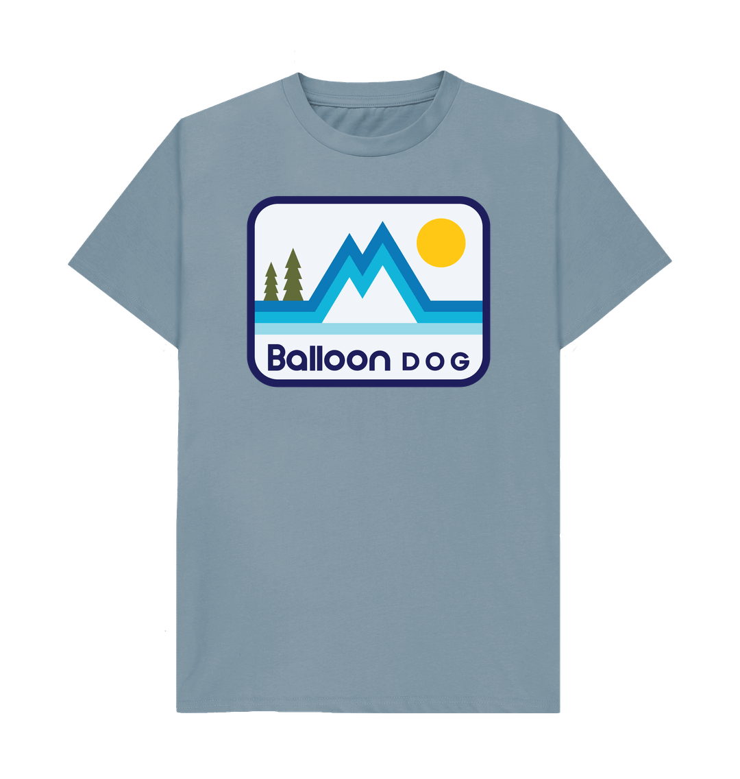 Stone Blue Retro Peaks v2 T-shirt