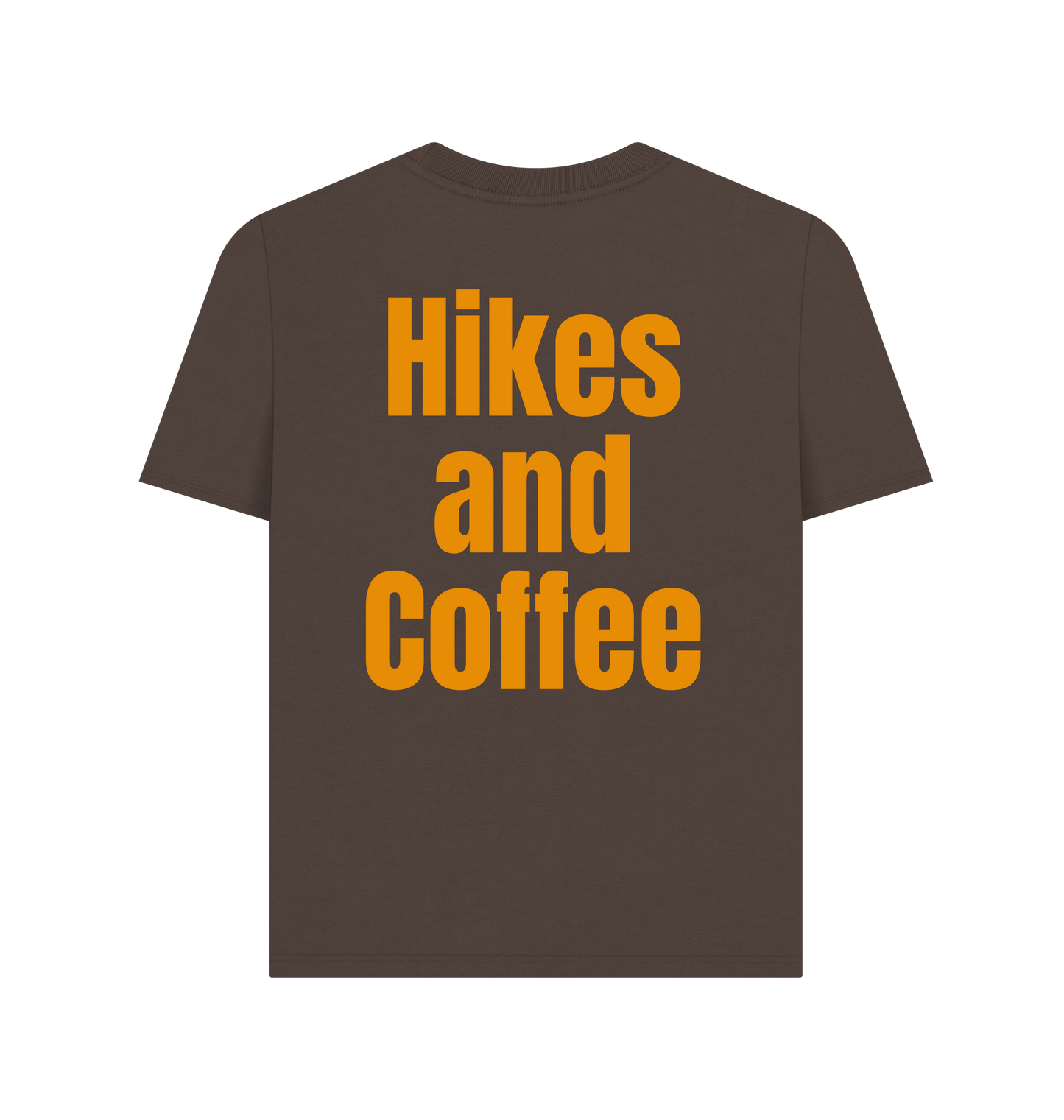 Chocolate Printed T-shirt Back