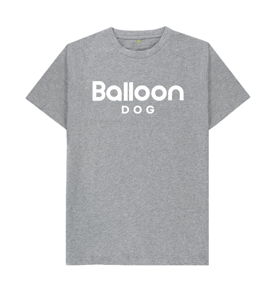 Athletic Grey Classic T-shirt With Back Print In White