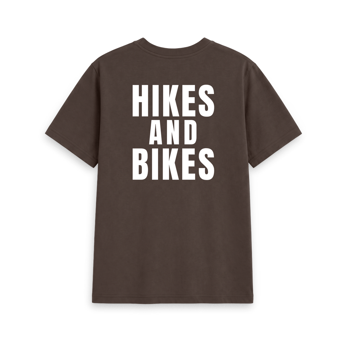 Chocolate Printed T-shirt Back
