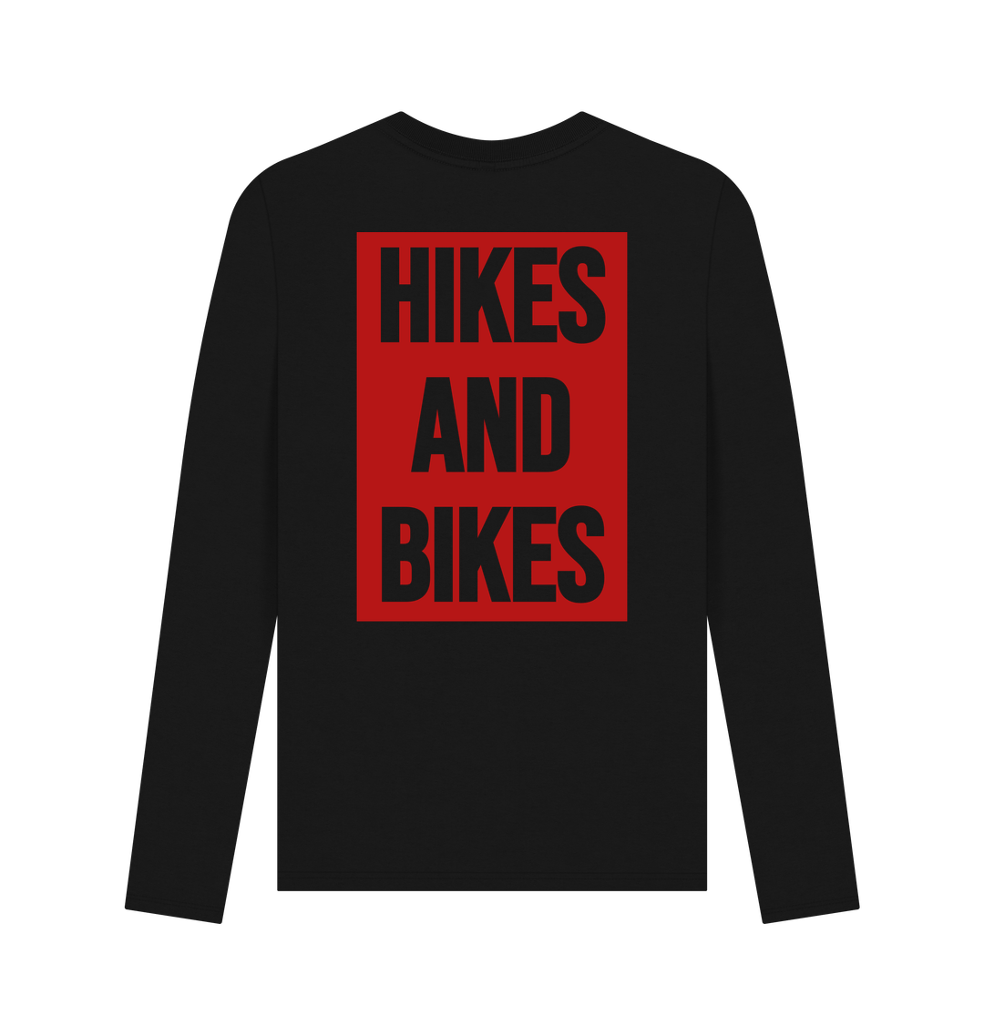 Black Printed Long Sleeve T Shirt