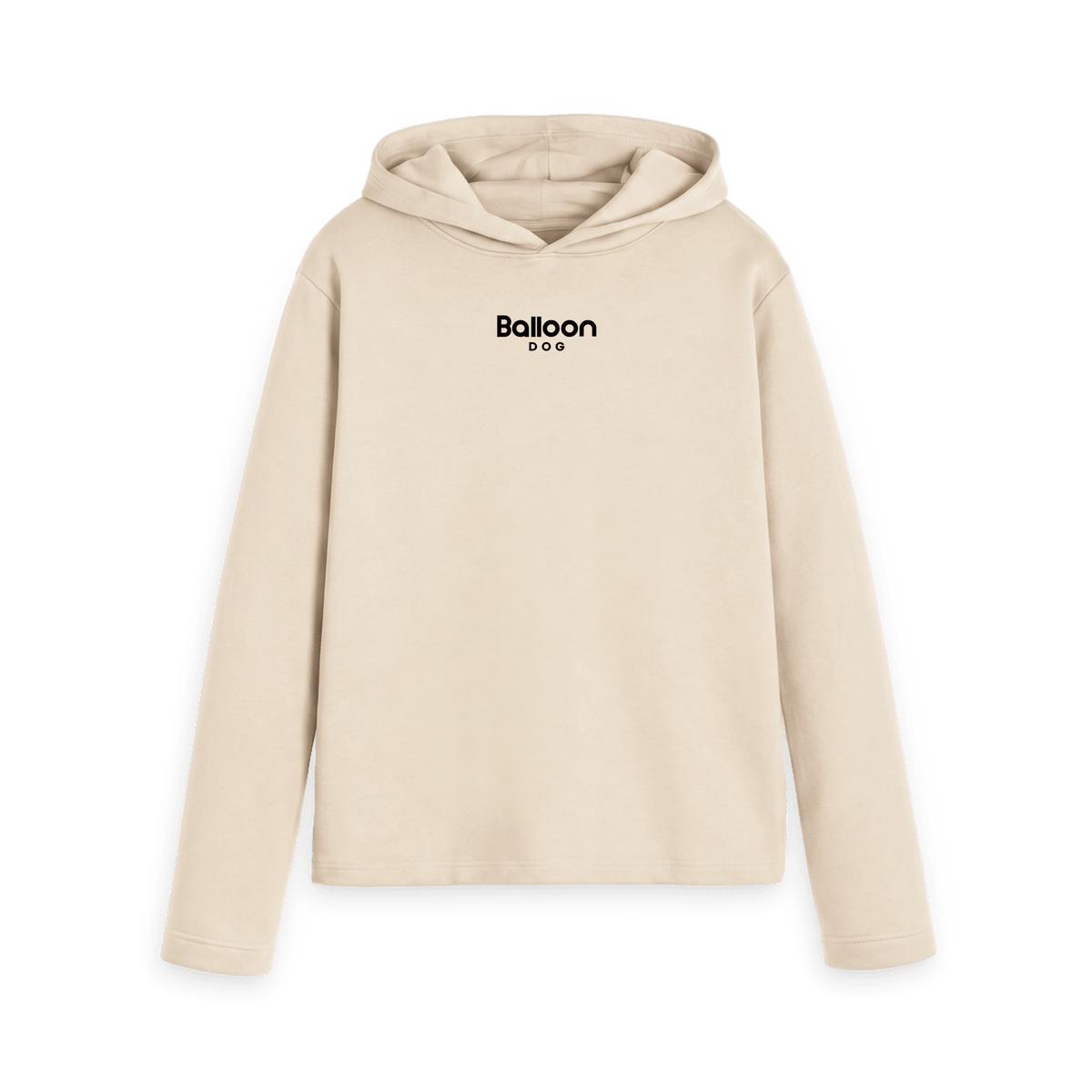 Oat Printed Hoody Front