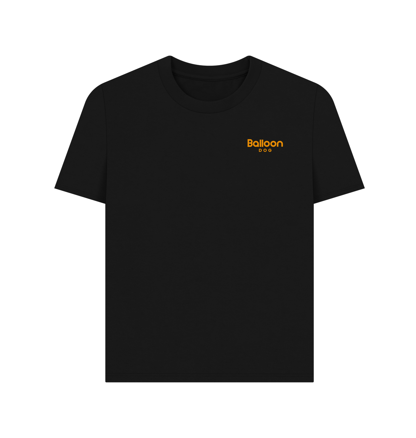 Black Printed T-shirt Front