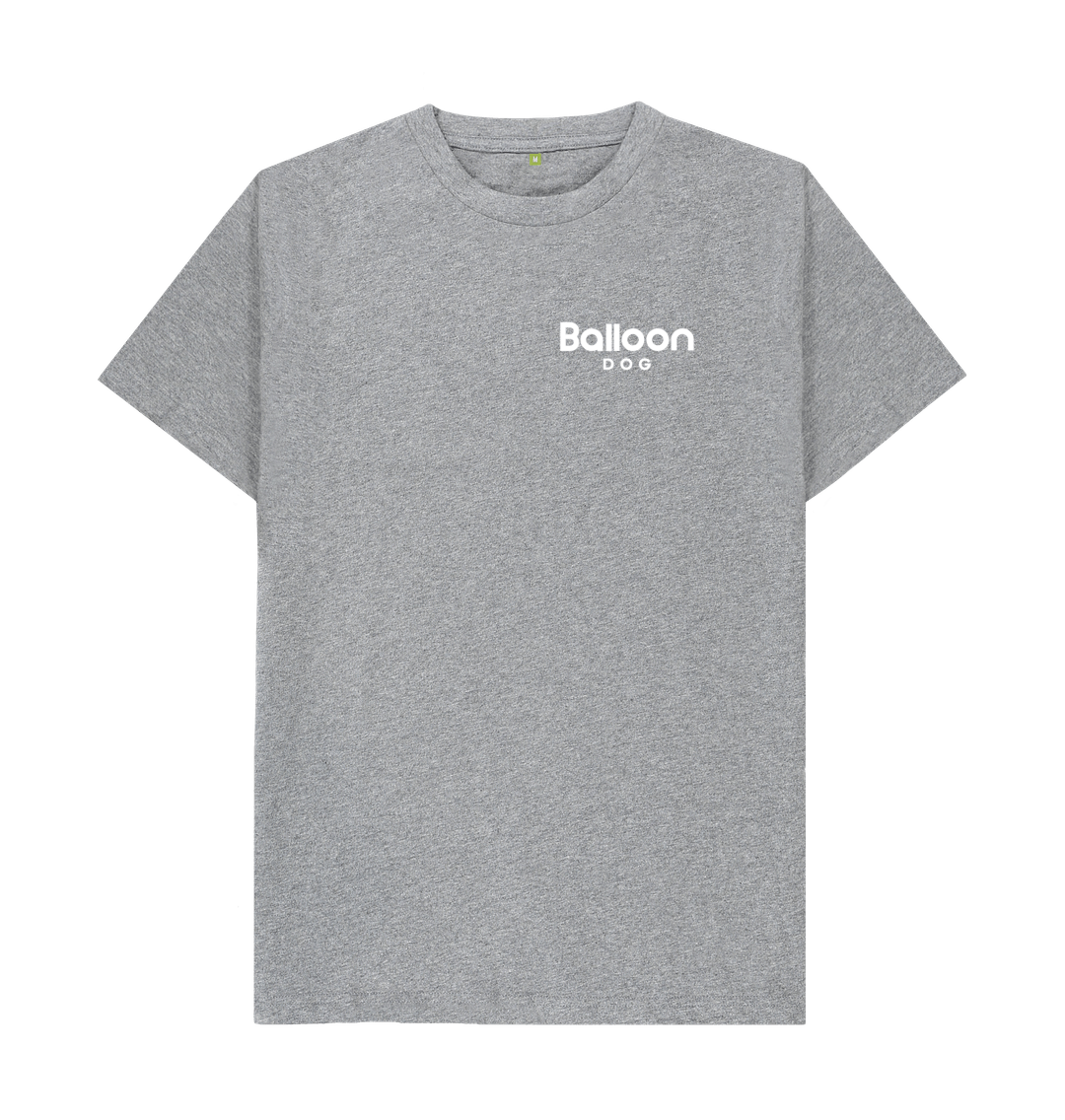 Athletic Grey Freelance Adventurers Organic T-shirt Back Print In White