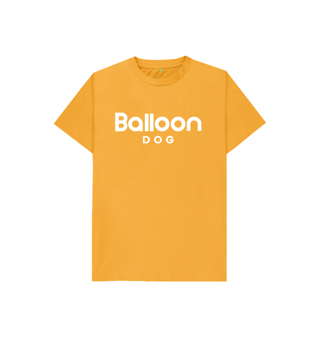 Mustard Organic Cotton Kids T-Shirt With Back Print