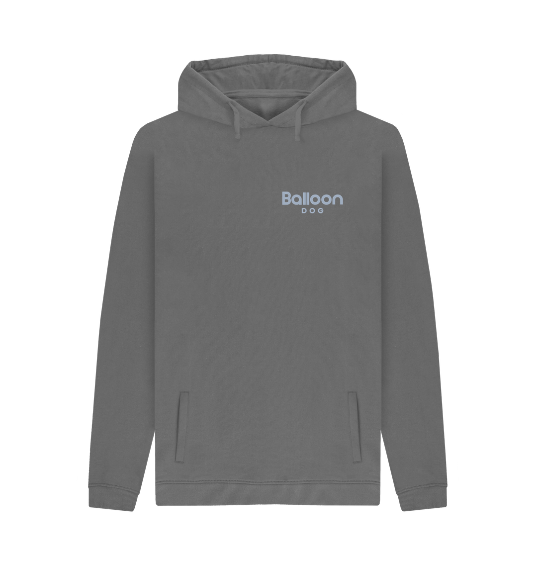 Slate Grey Printed Hoody Front