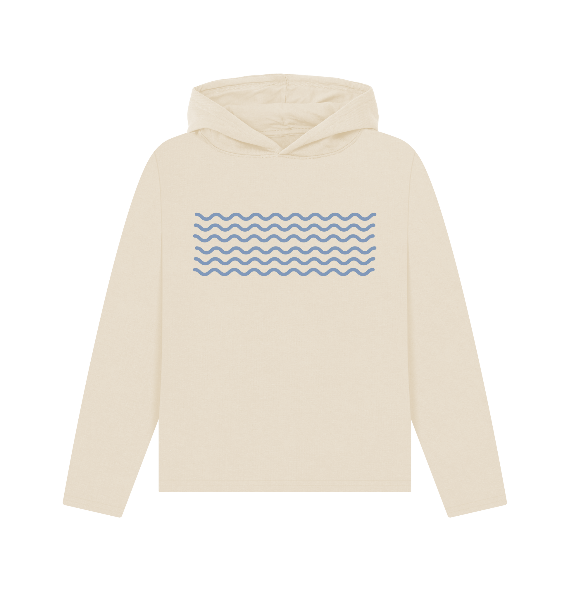 Oat Printed Hoody Front