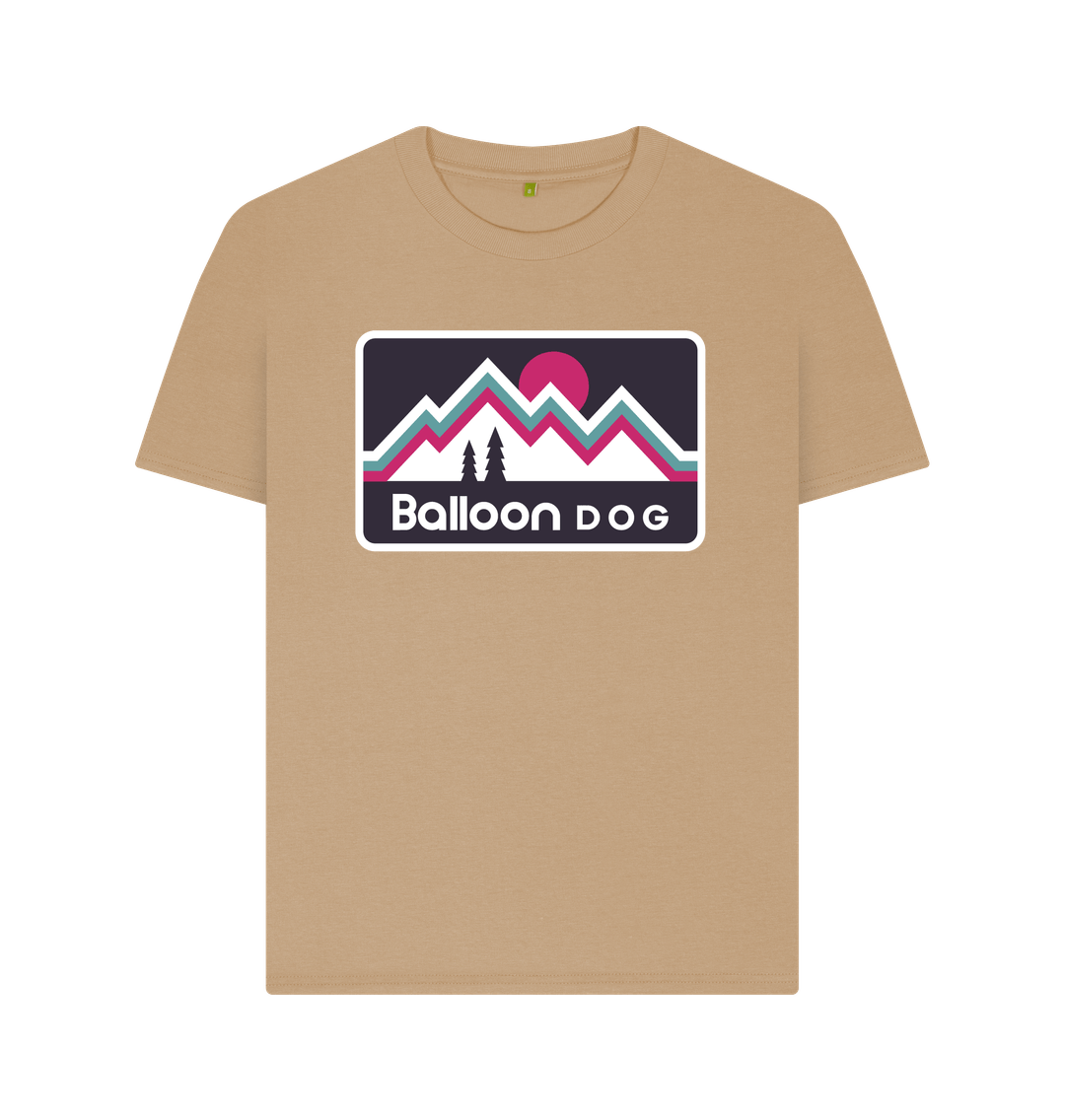 Sand Retro Peaks v4 T-shirt