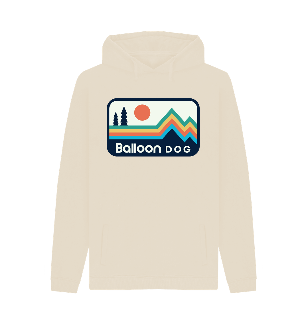 Oat Printed Hoody Front