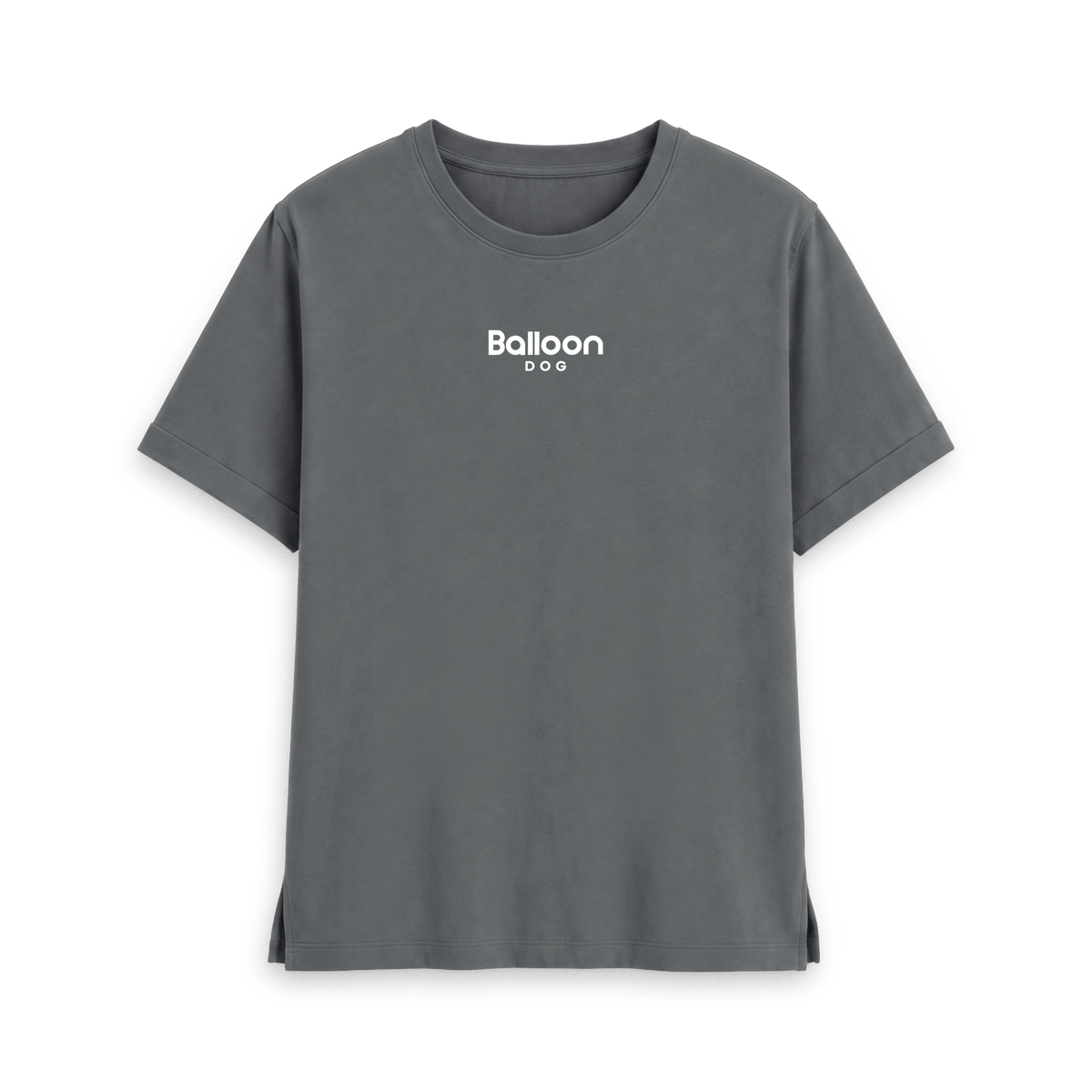 Slate Grey Printed T-shirt Front
