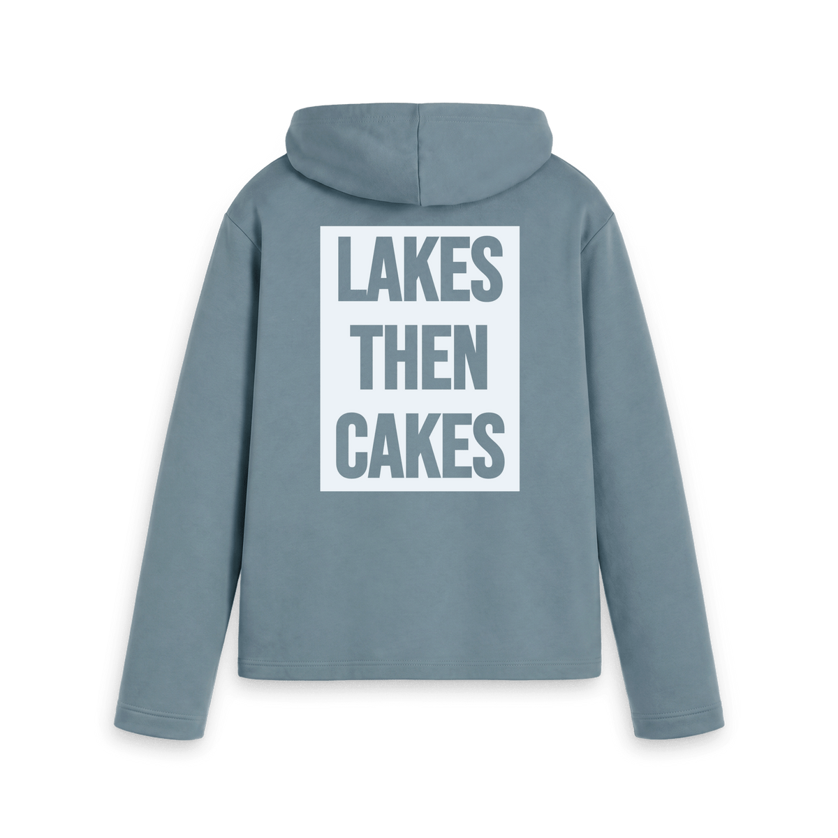 Stone Blue Printed Hoody Back