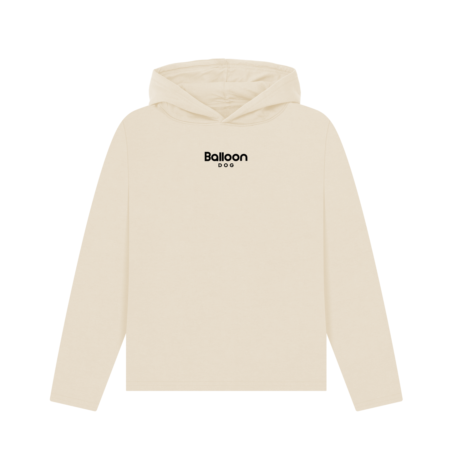 Oat Printed Hoody Front