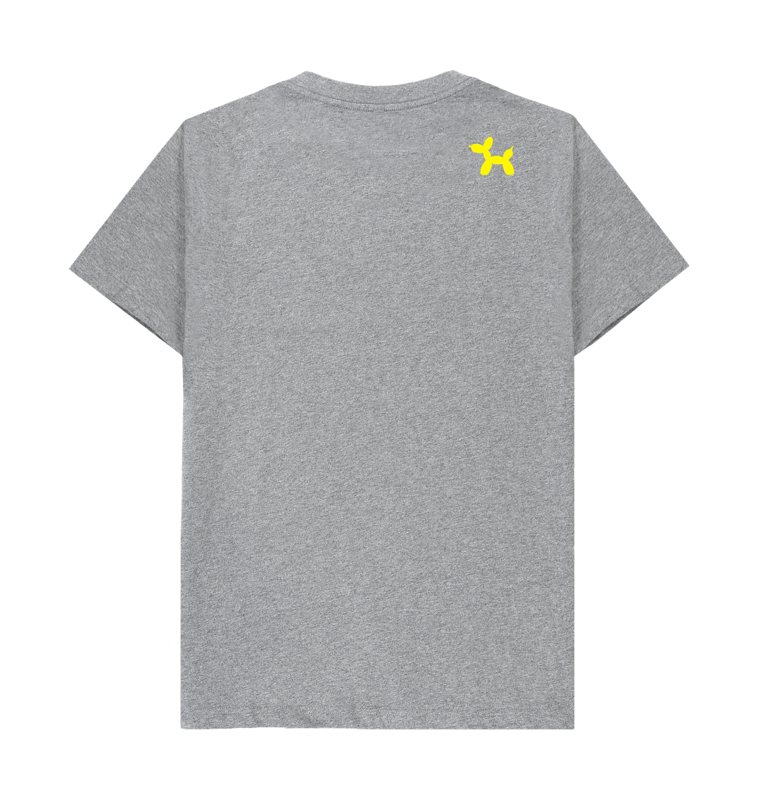 Simply Coloured With Back Print In Yellow