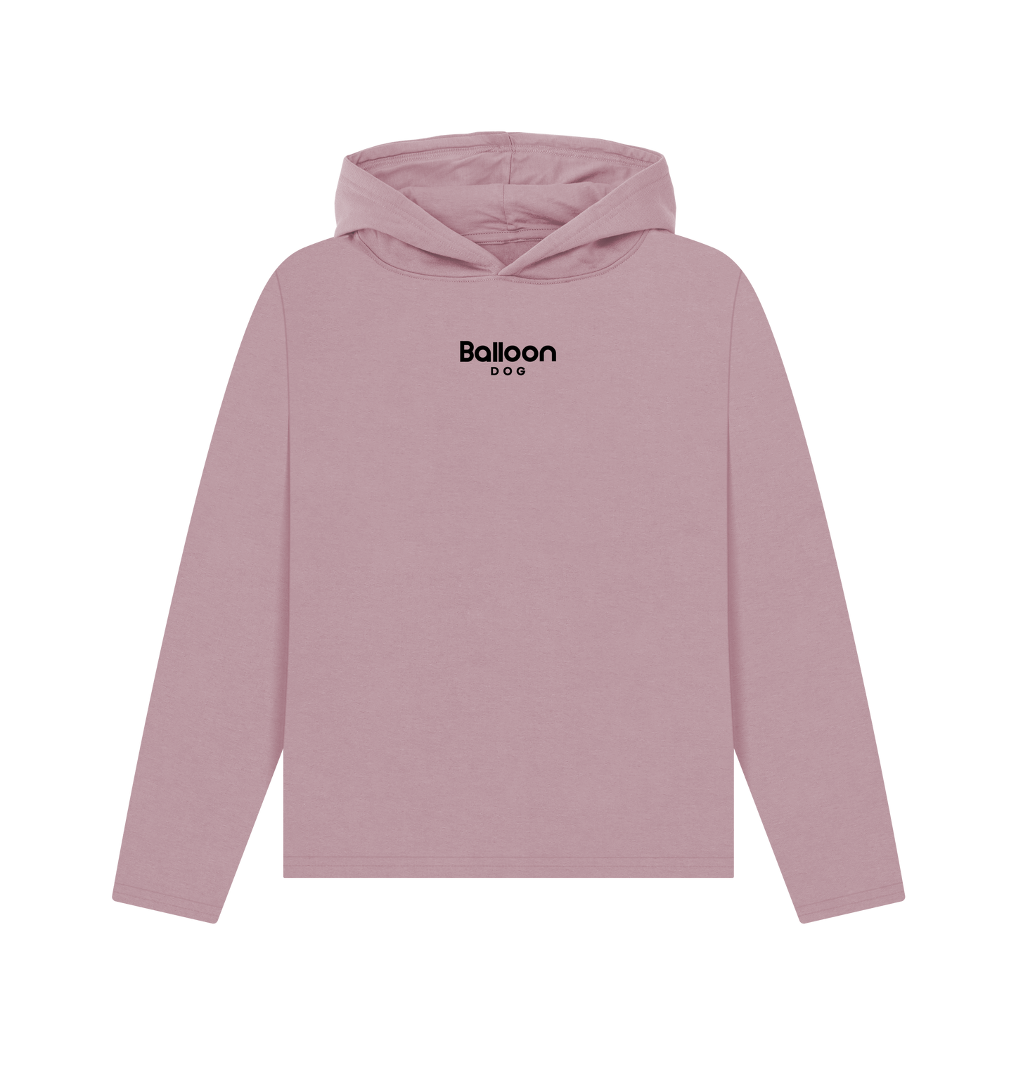 Mauve Printed Hoody Front