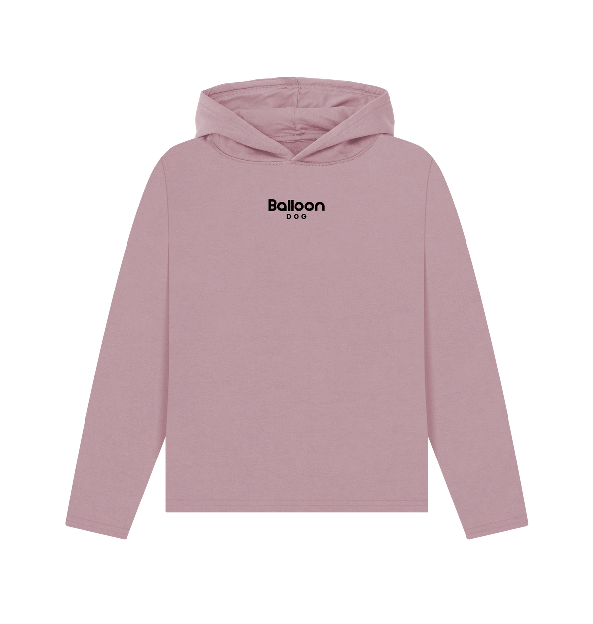Mauve Printed Hoody Front
