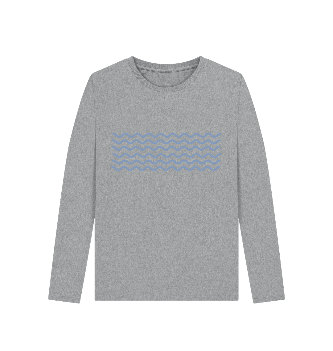 Athletic Grey Printed Long Sleeve T Shirt