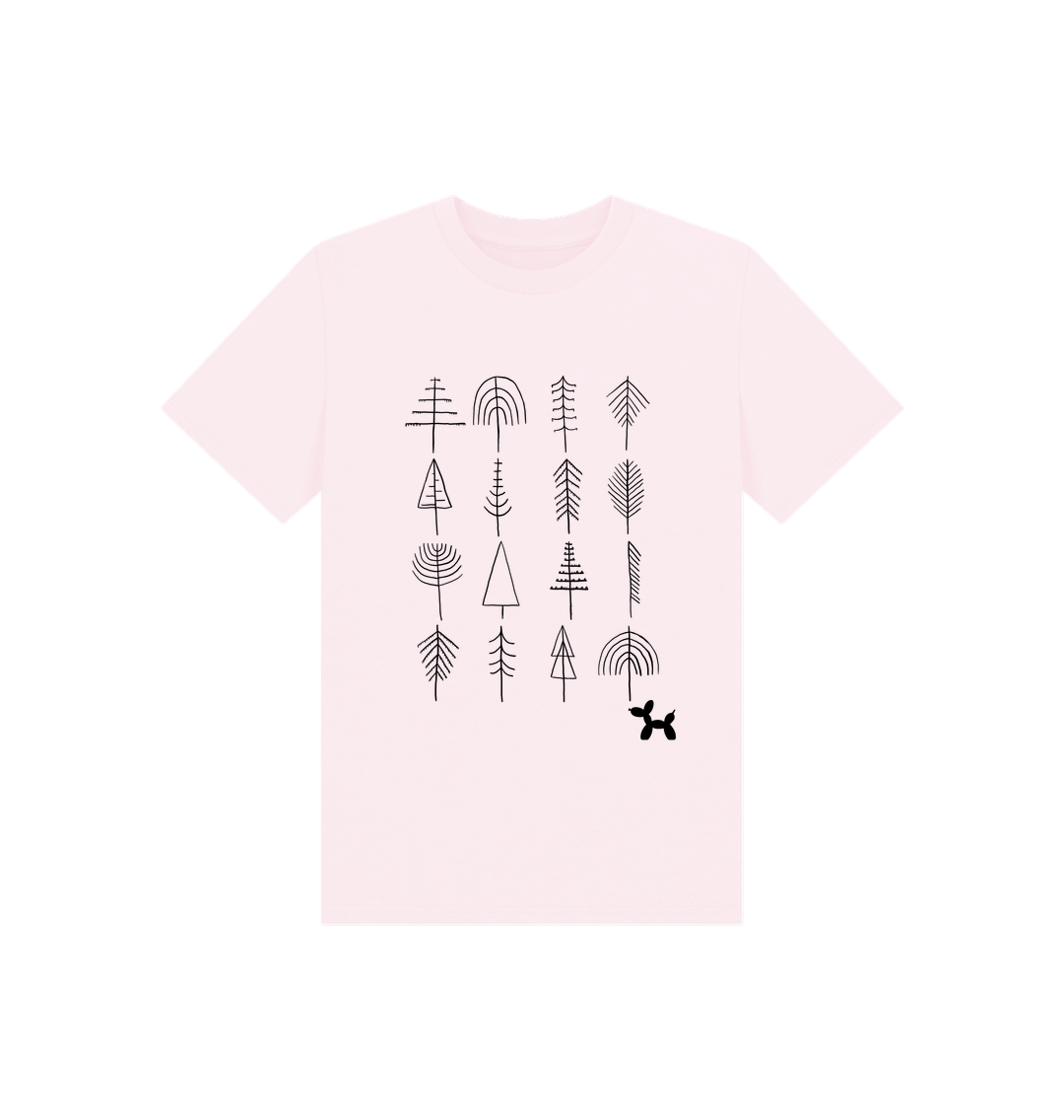 Pink Simply Forest Organic Cotton T-shirt