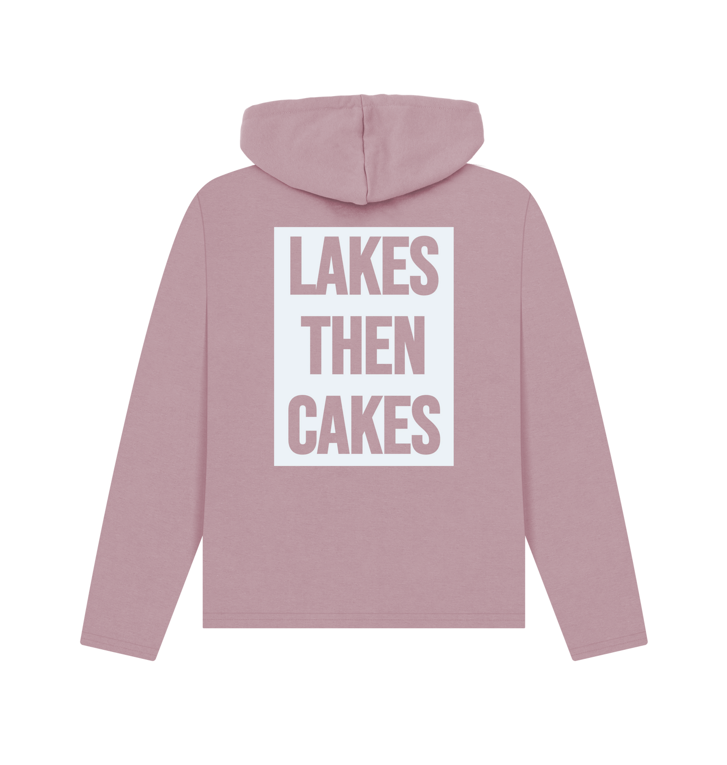 Mauve Printed Hoody Back