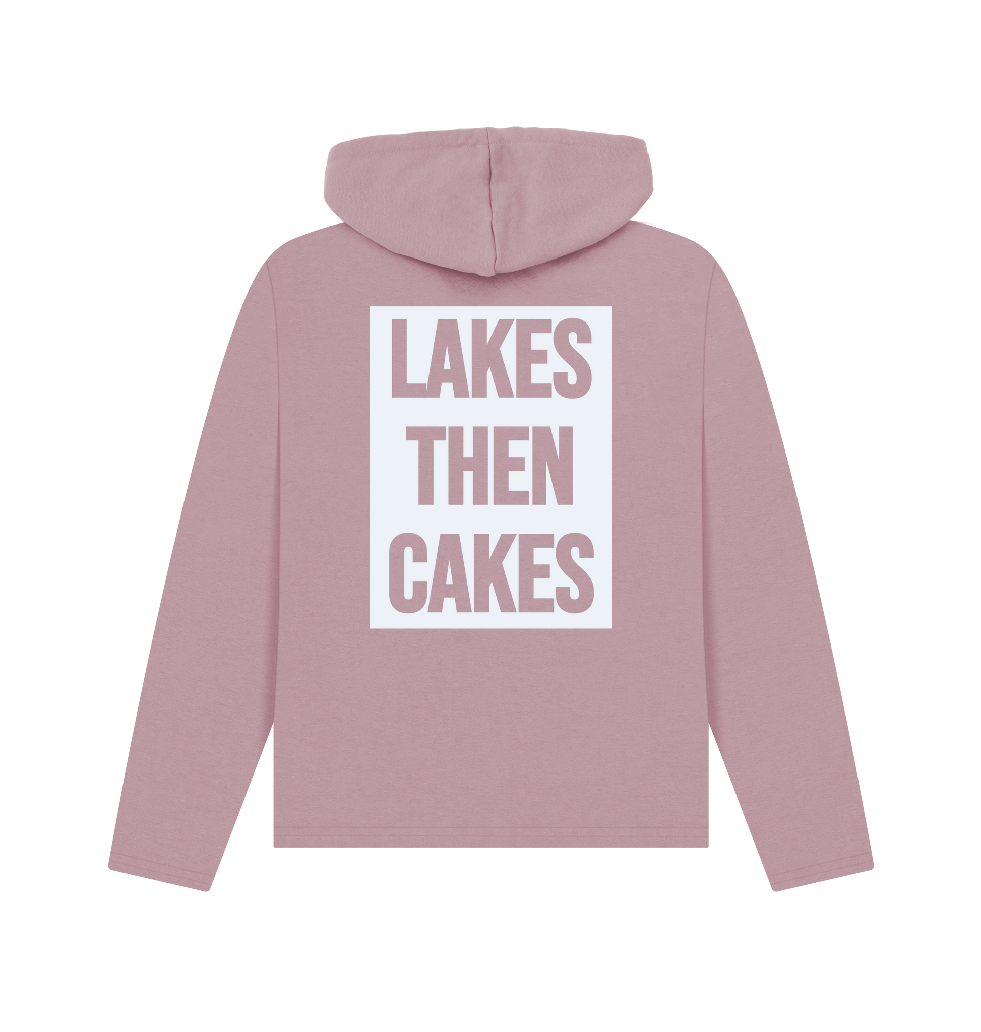 Mauve Printed Hoody Back