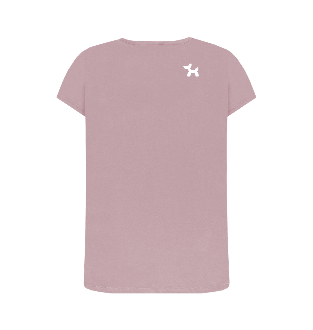 Mauve Printed T-shirt Back