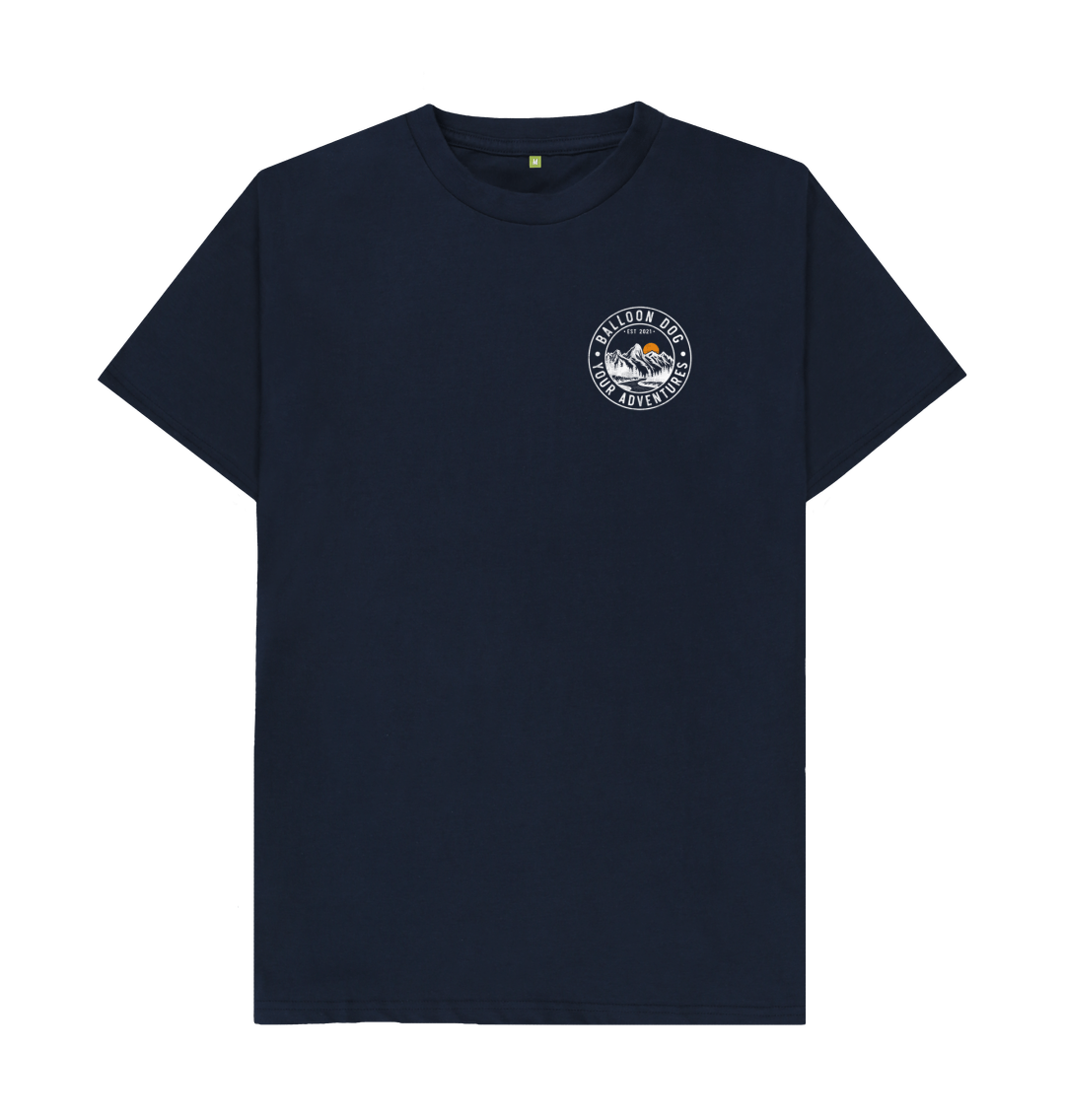 Navy Blue Your Adventures Organic Cotton T-shirt