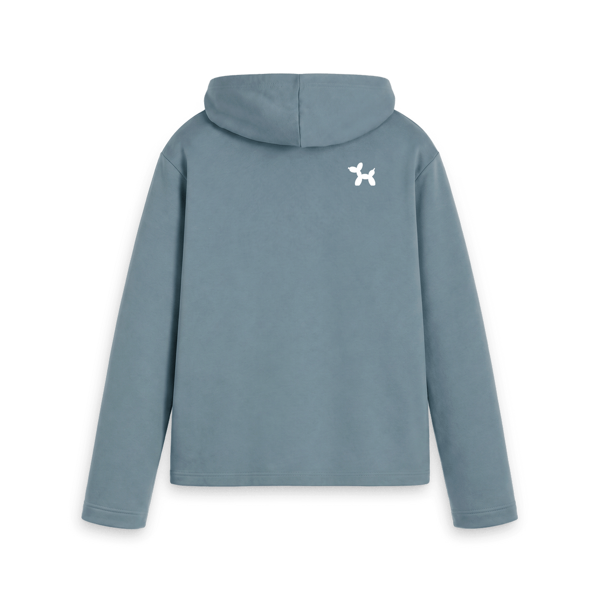 Stone Blue Printed Hoody Back