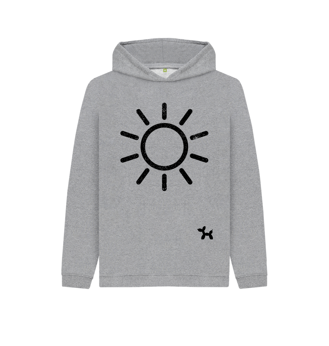 Athletic Grey Simply sunshine Organic Cotton Hoodie