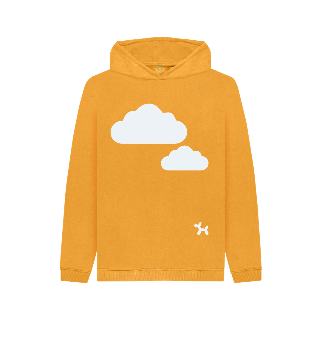 Mustard Simply Clouds Organic Cotton Hoodie