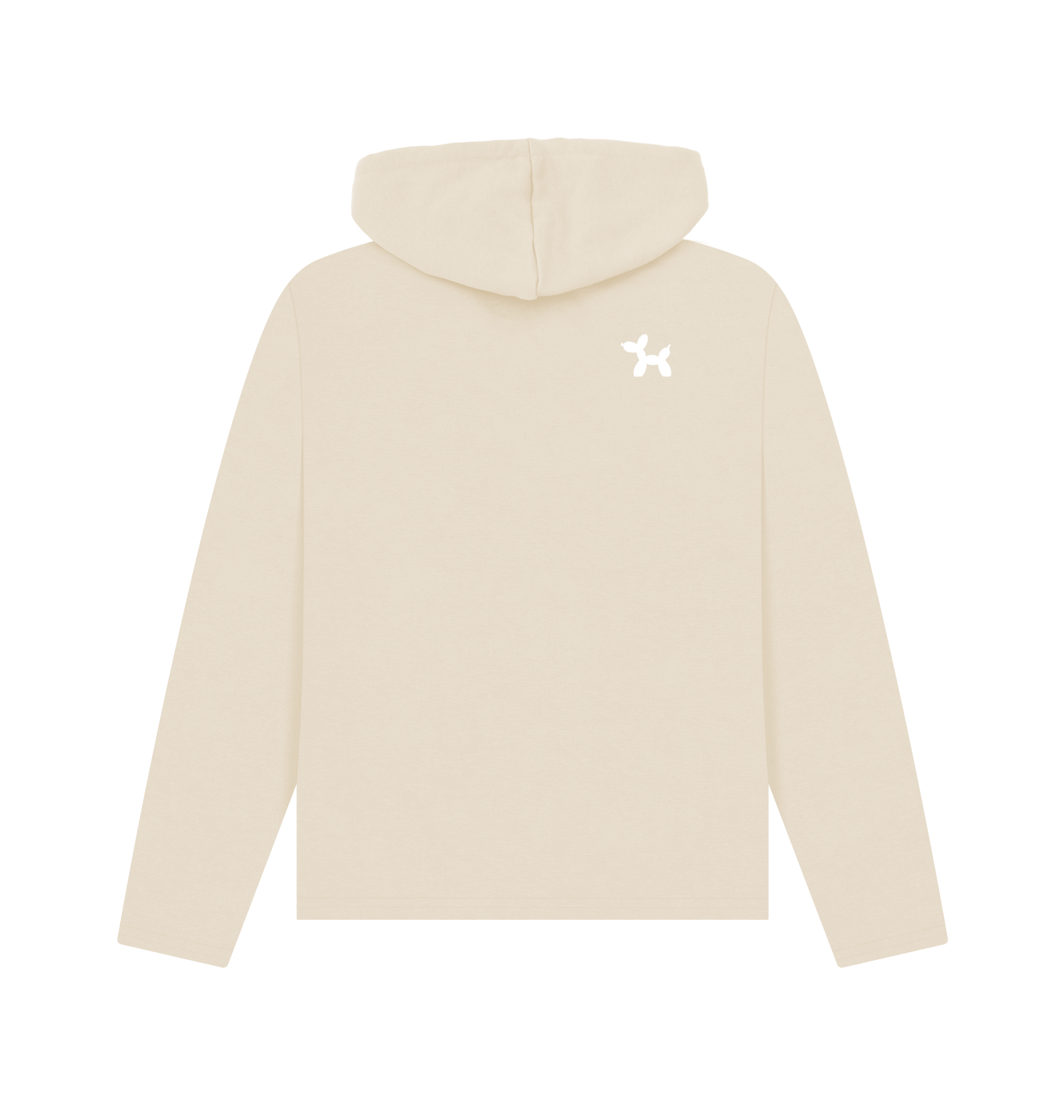 Oat Printed Hoody Back