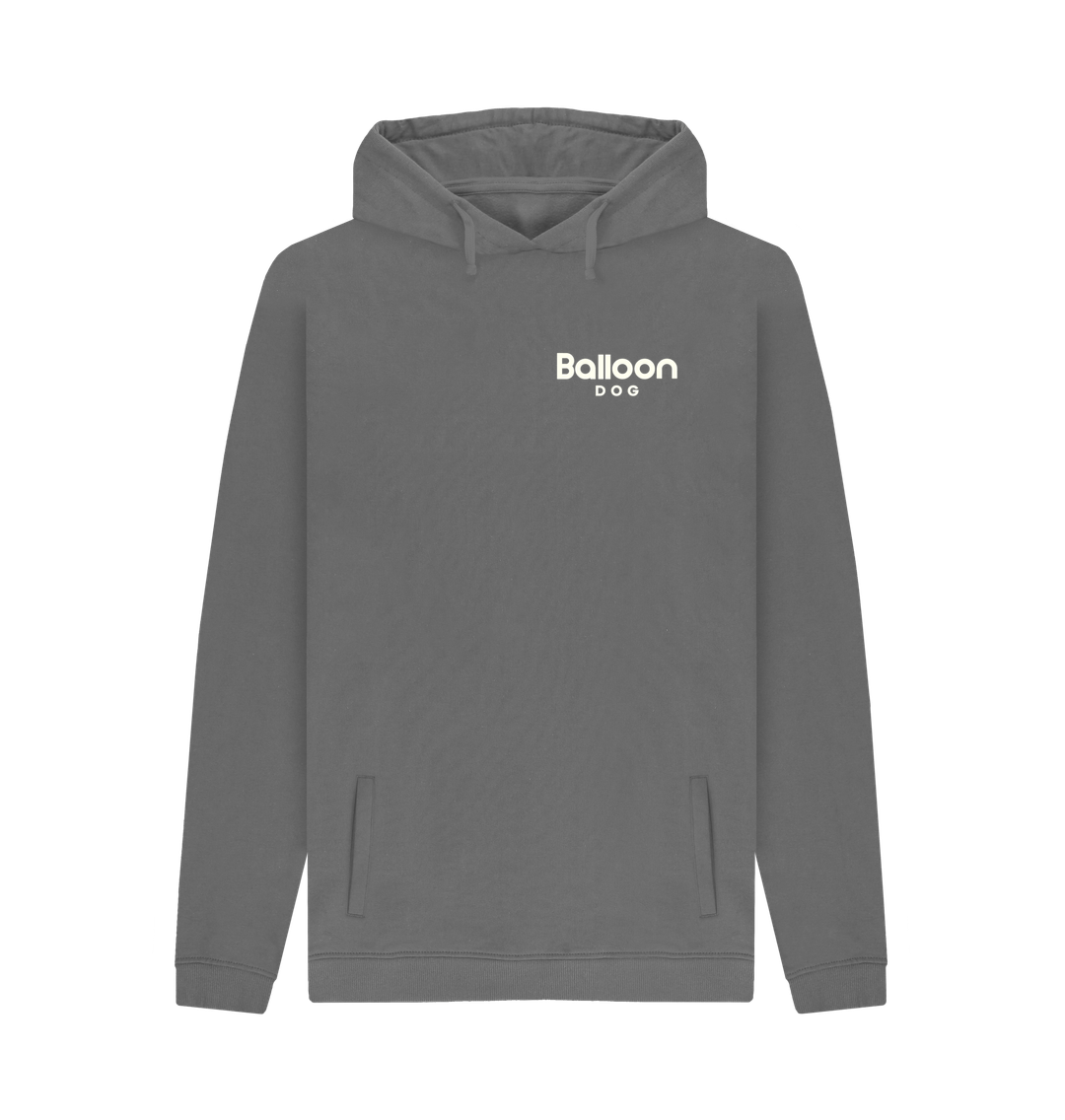 Slate Grey Printed Hoody Front
