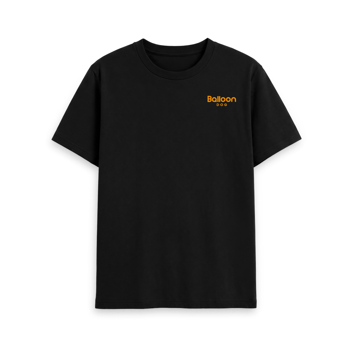 Black Printed T-shirt Front