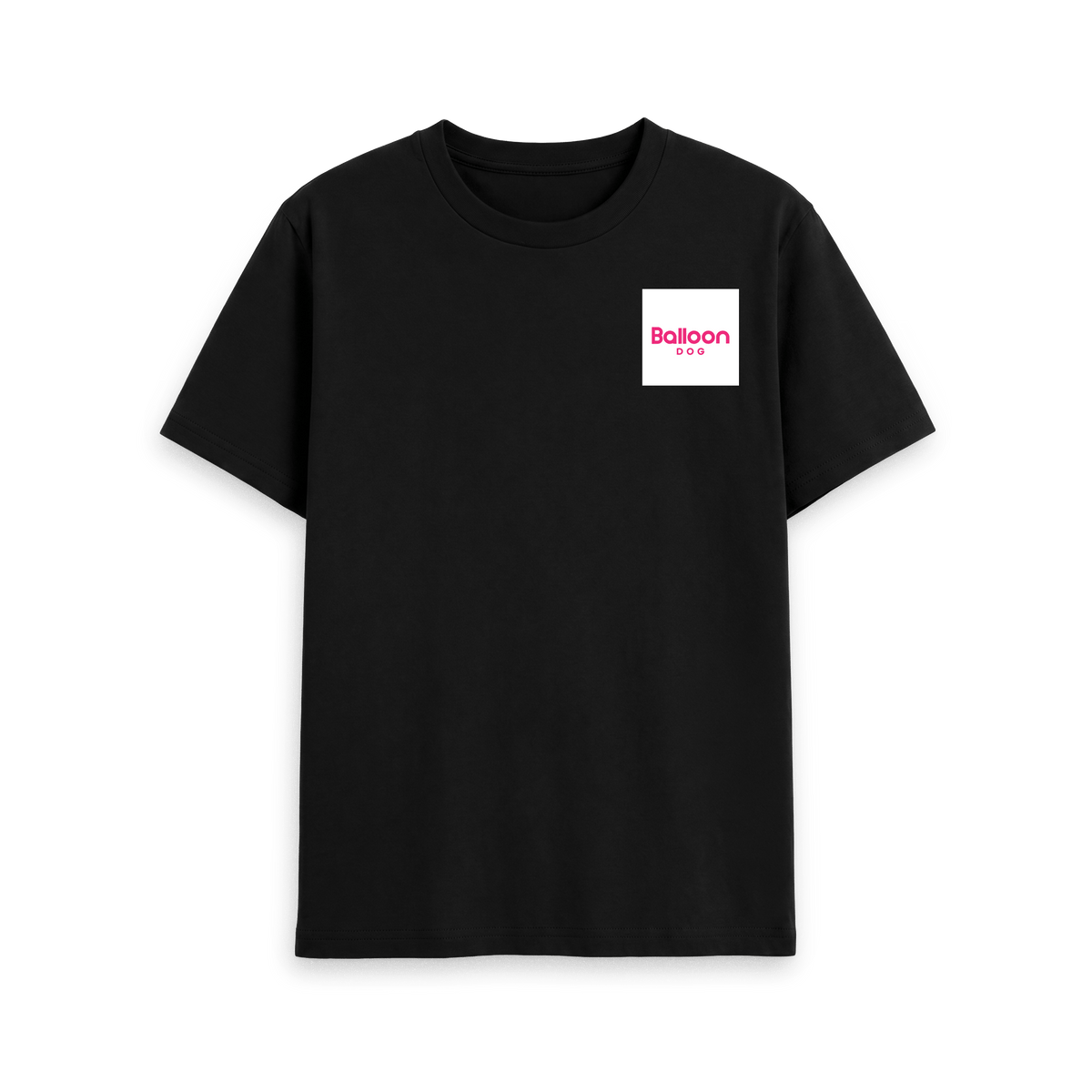 Black Printed T-shirt Front