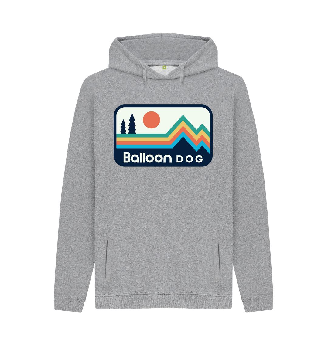 Light Heather Printed Hoody Front
