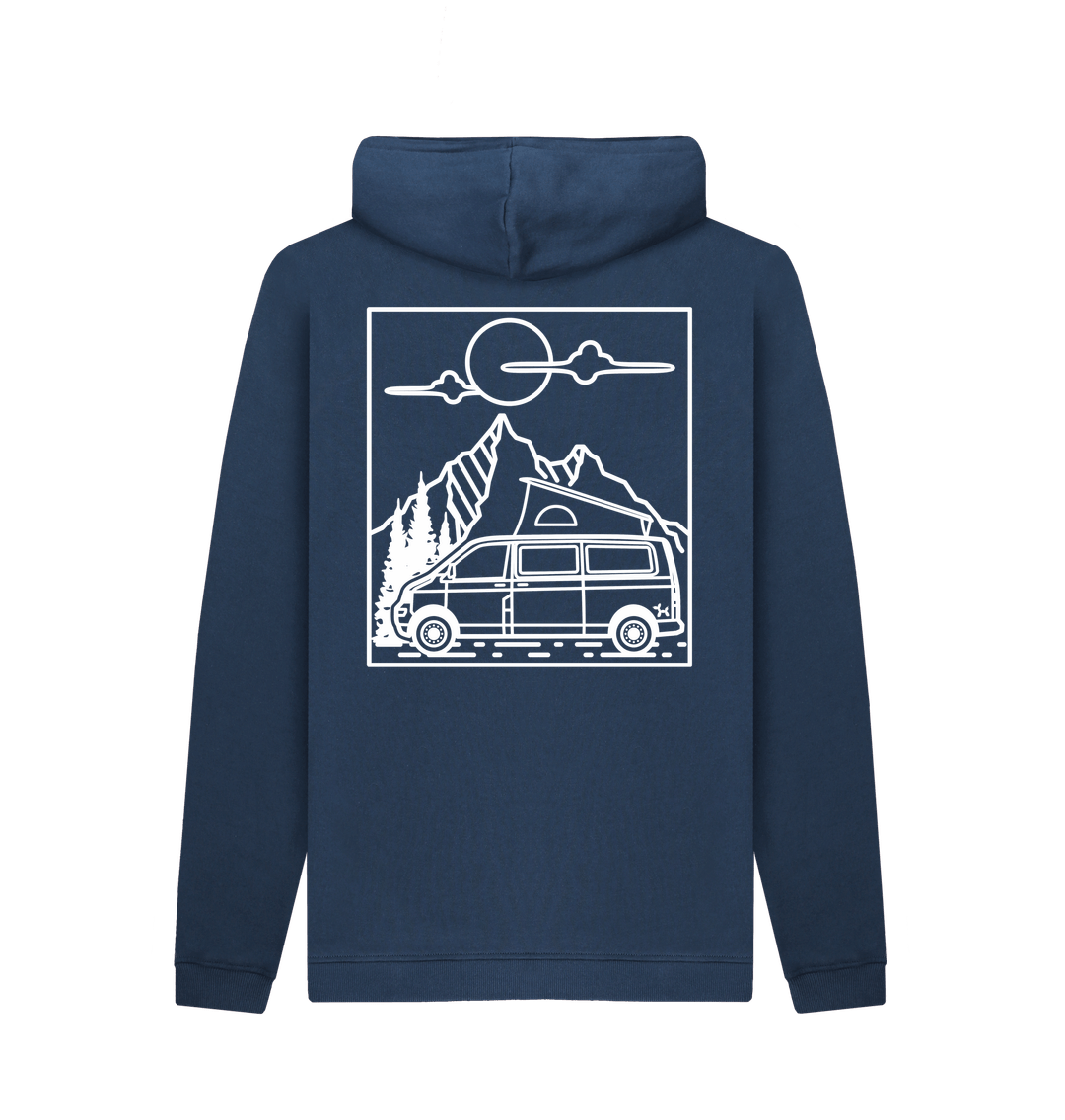 Van Life Back Print Pullover Hoodie