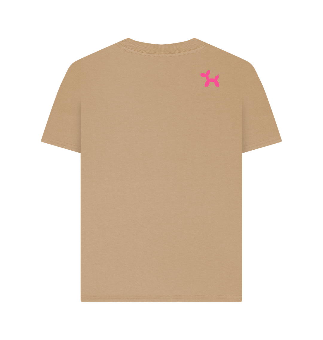 Hills And Thrills T-shirt With Back Print In Pink