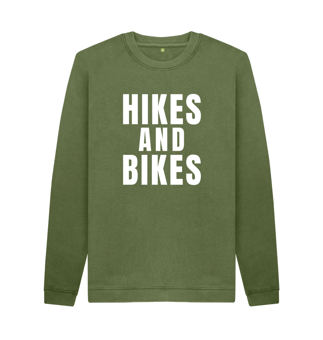 Khaki Printed Sweater Front