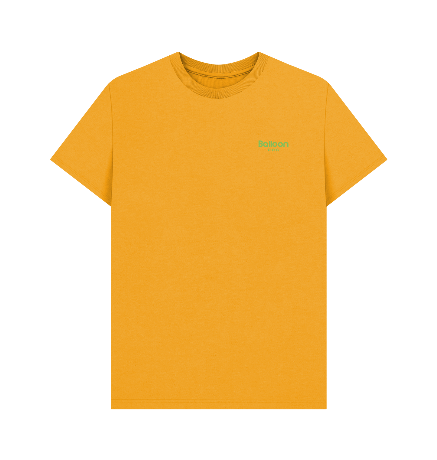 Mustard Printed T-shirt Front