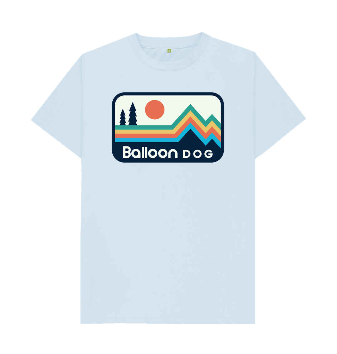 Sky Blue Retro Peaks T-shirt