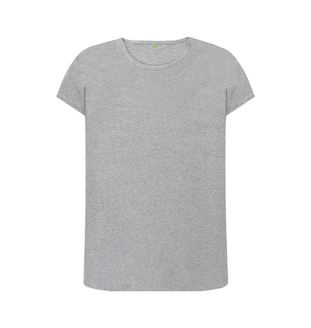 Athletic Grey Plain & Simple Crew Neck T-shirt With The Dog On The Back