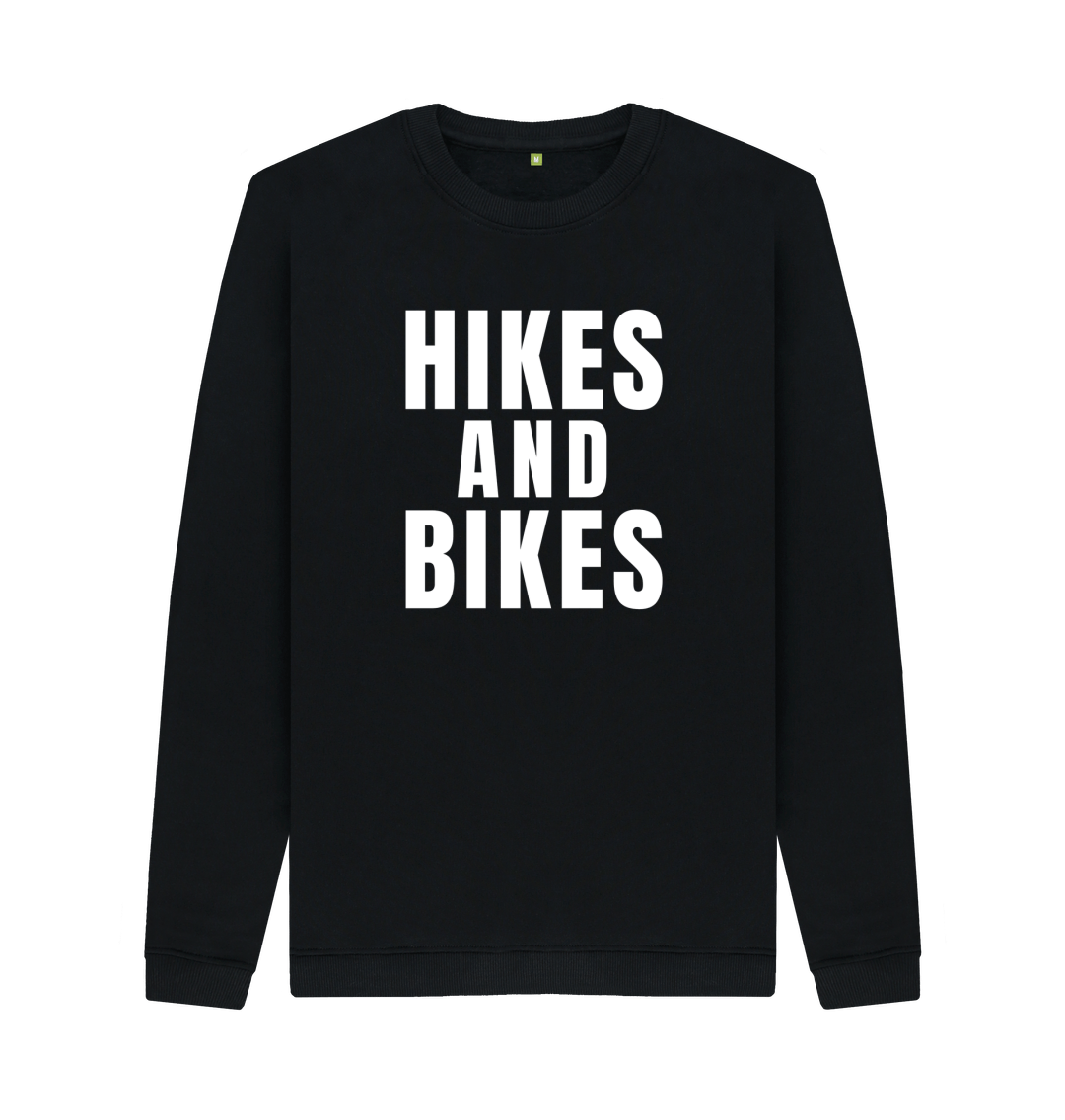 Black Printed Sweater Front
