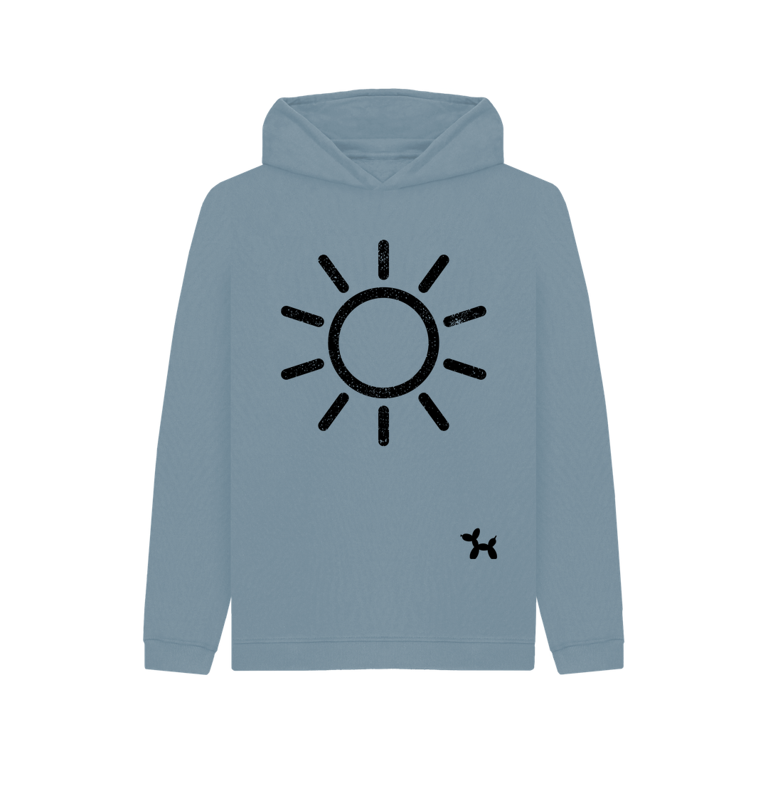 Stone Blue Simply sunshine Organic Cotton Hoodie