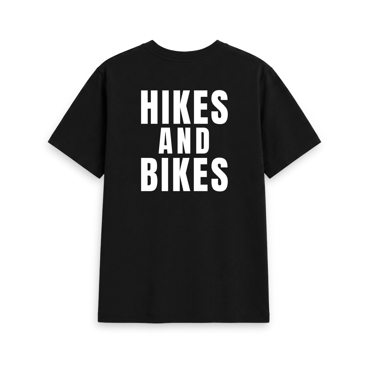 Black Printed T-shirt Back