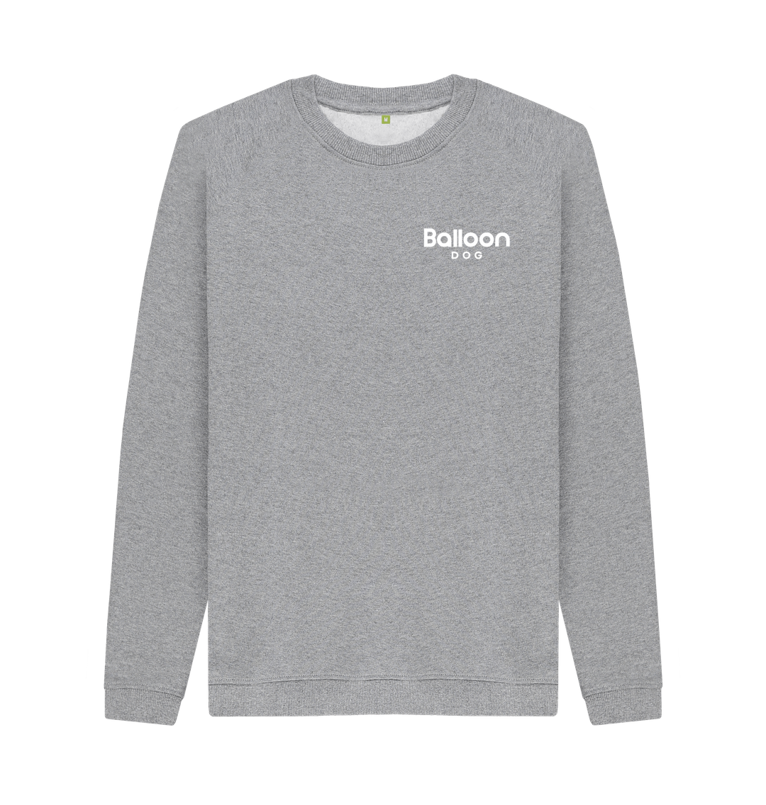 Light Heather Freelance Adventurers Sweatshirt With Back Print In White