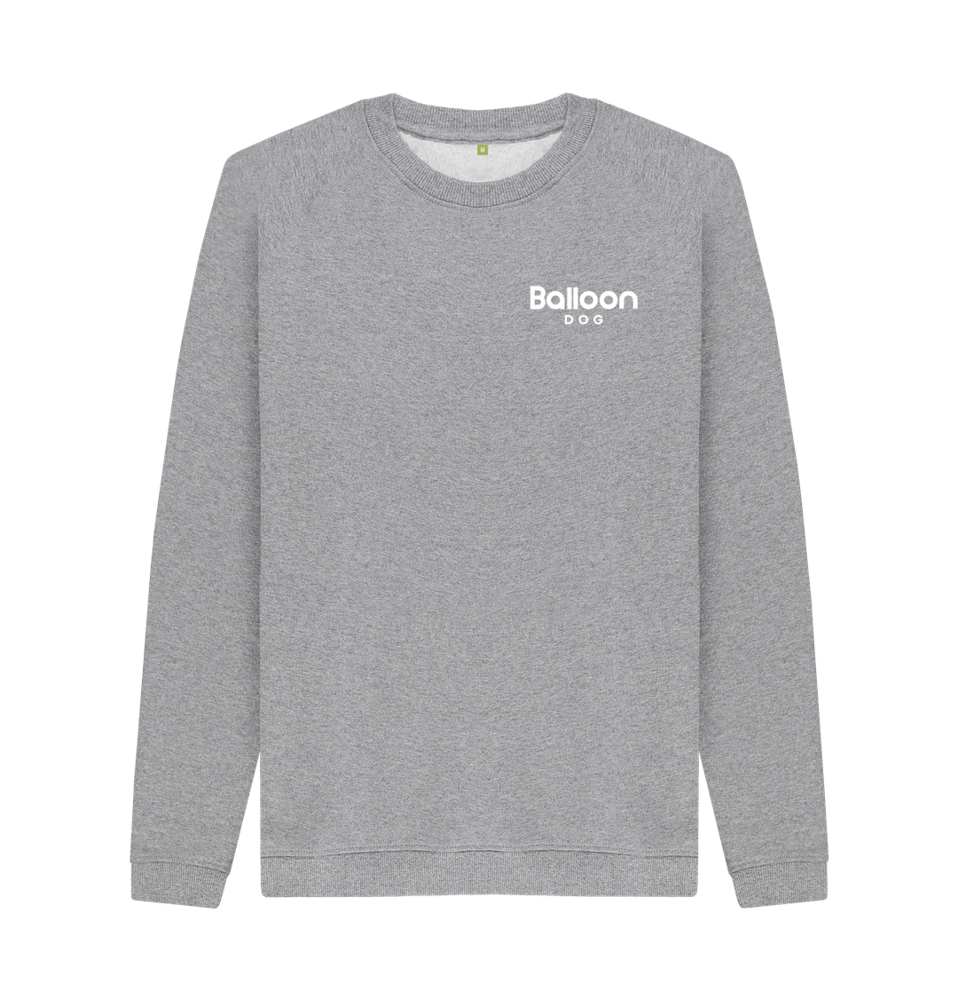 Light Heather Printed Sweater Front
