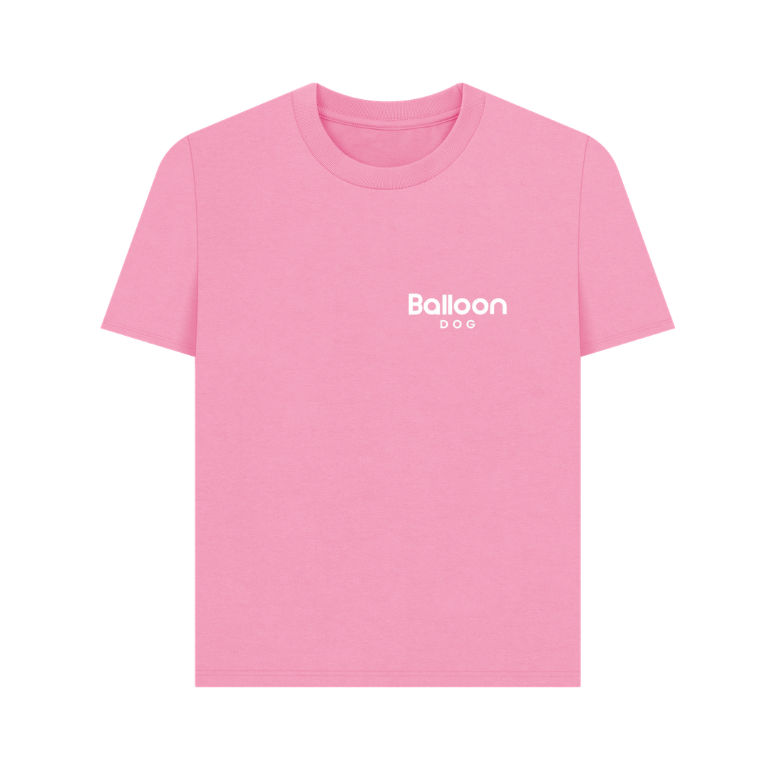 Rose Pink Printed T-shirt Front