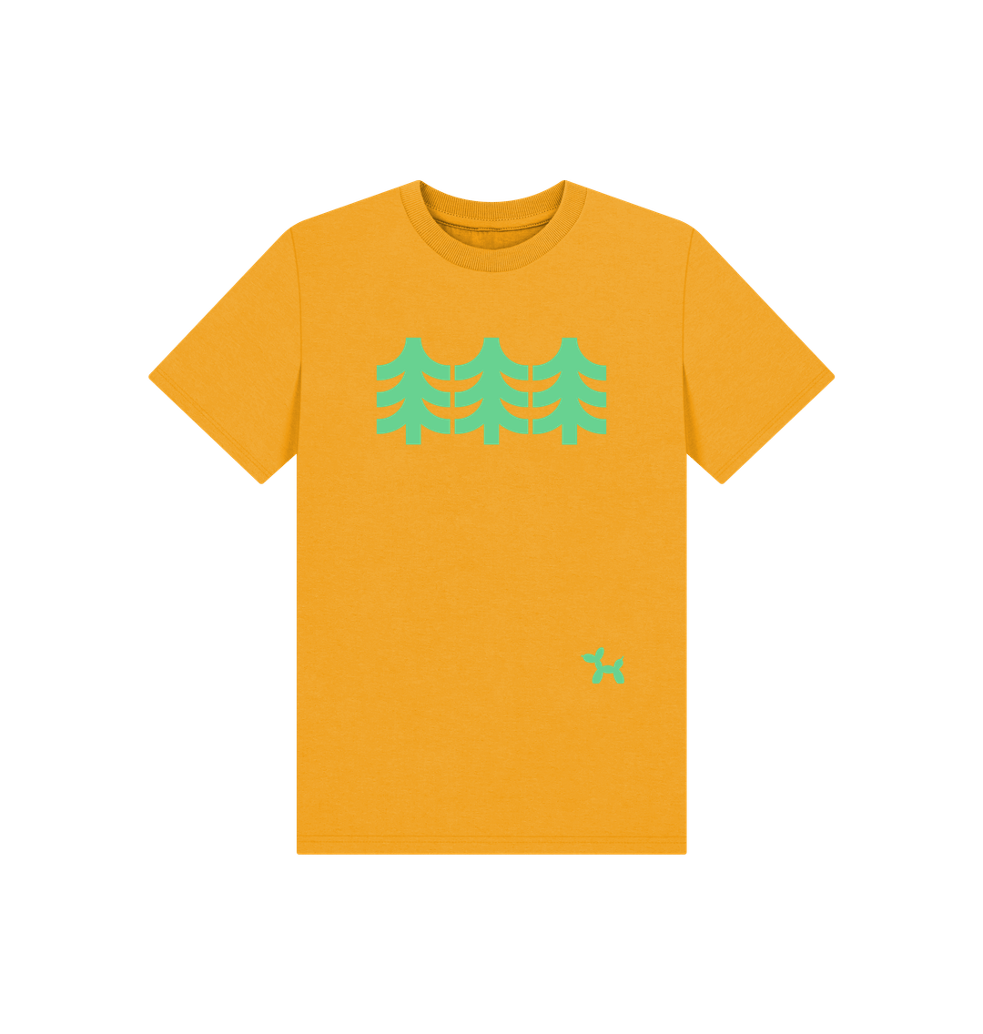 Mustard Simply Trees Organic Cotton T-shirt